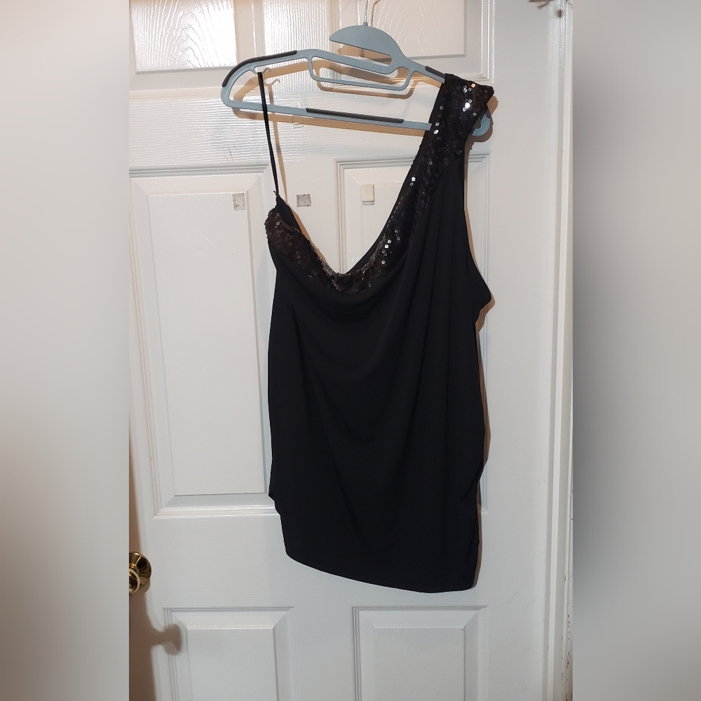 Lane Bryant one shoulder tank top